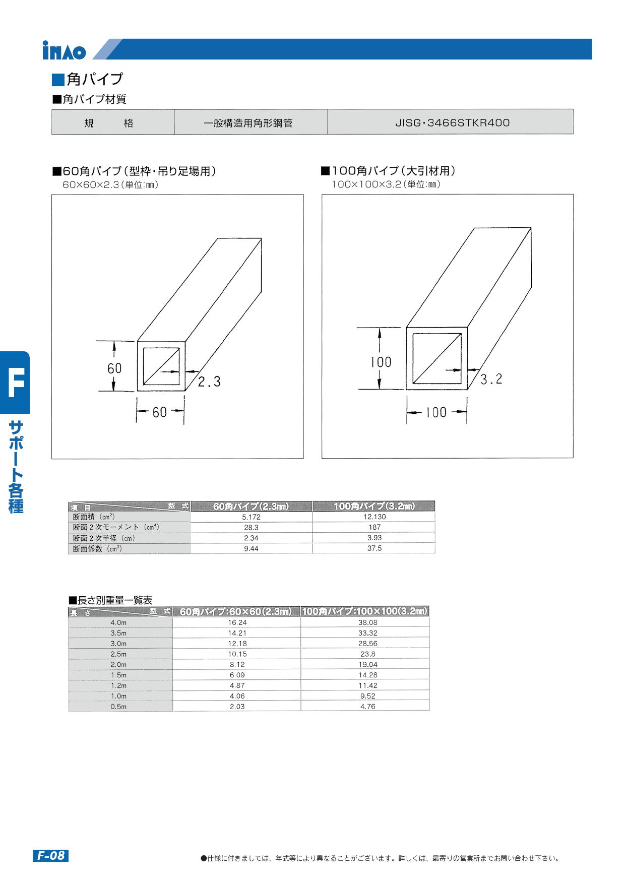 角パイプ 角パイプ 建設仮設材 サポート各種 稲尾産業 株式会社 福岡の総合レンタルサービス 角パイプ 角パイプ 建設仮設材 サポート各種 稲尾産業 株式会社 福岡の総合レンタルサービス